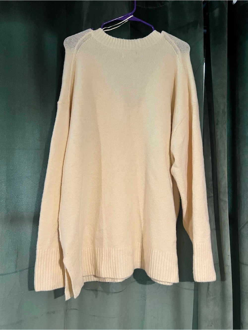 Nine West Cream Crewneck Sweater